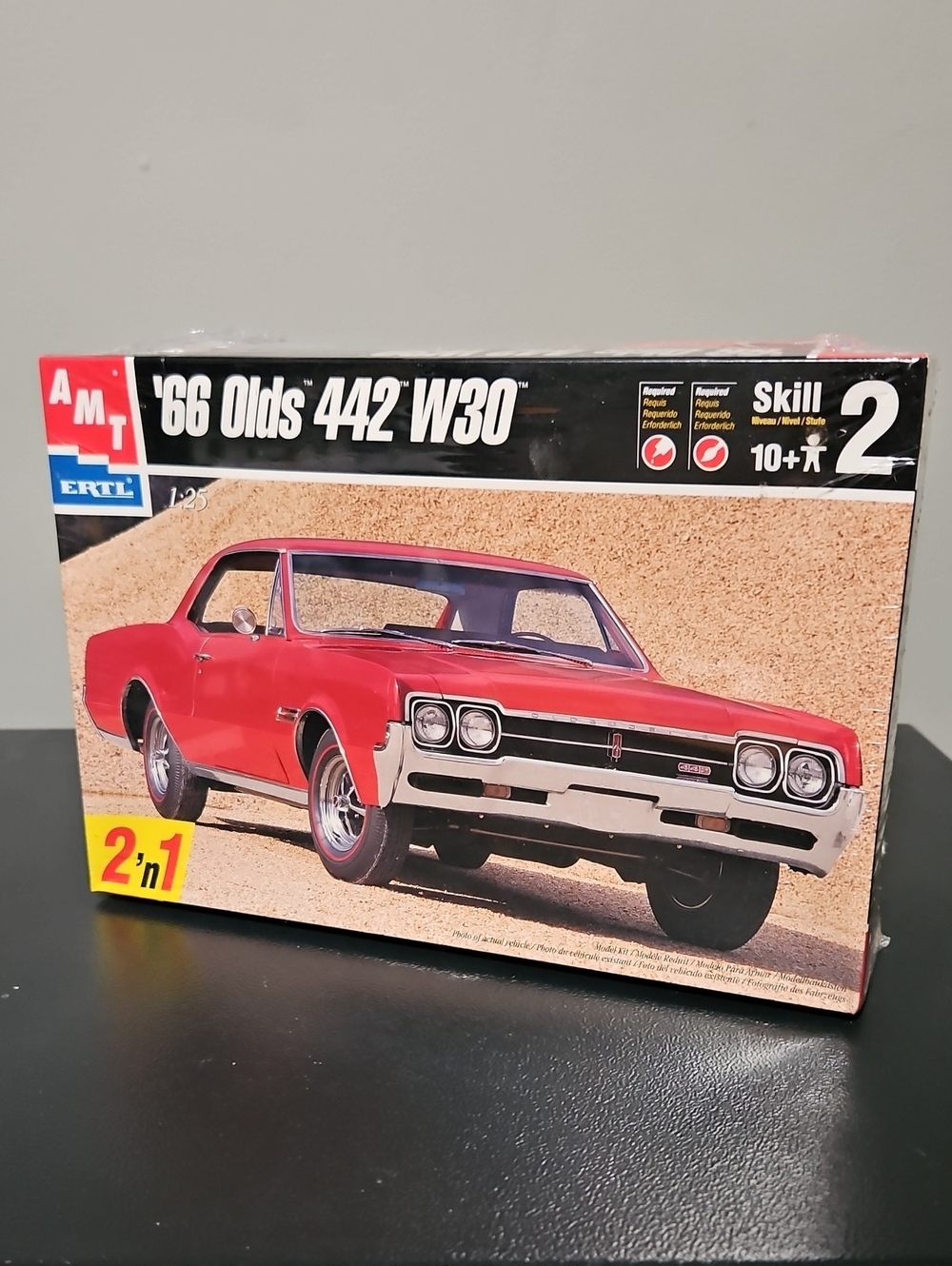 '66 Olds 442 W30 Vtg Plastic Model Kit By Amt
